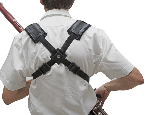 BG Bassoon Comfort Harness Men, Extra Cotton Padding, Metal Hook