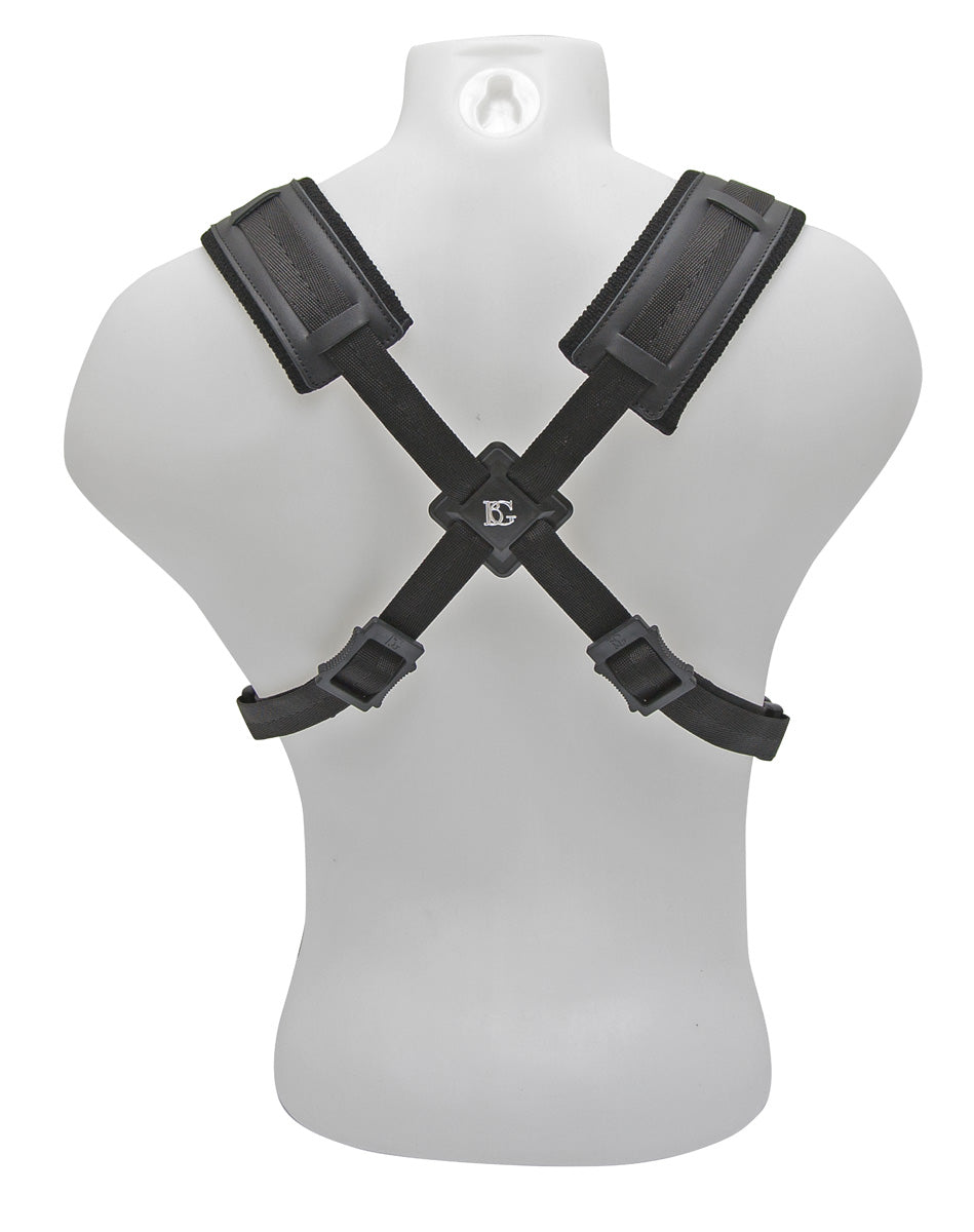 BG Bassoon Comfort Harness Men, Extra Cotton Padding, Metal Hook