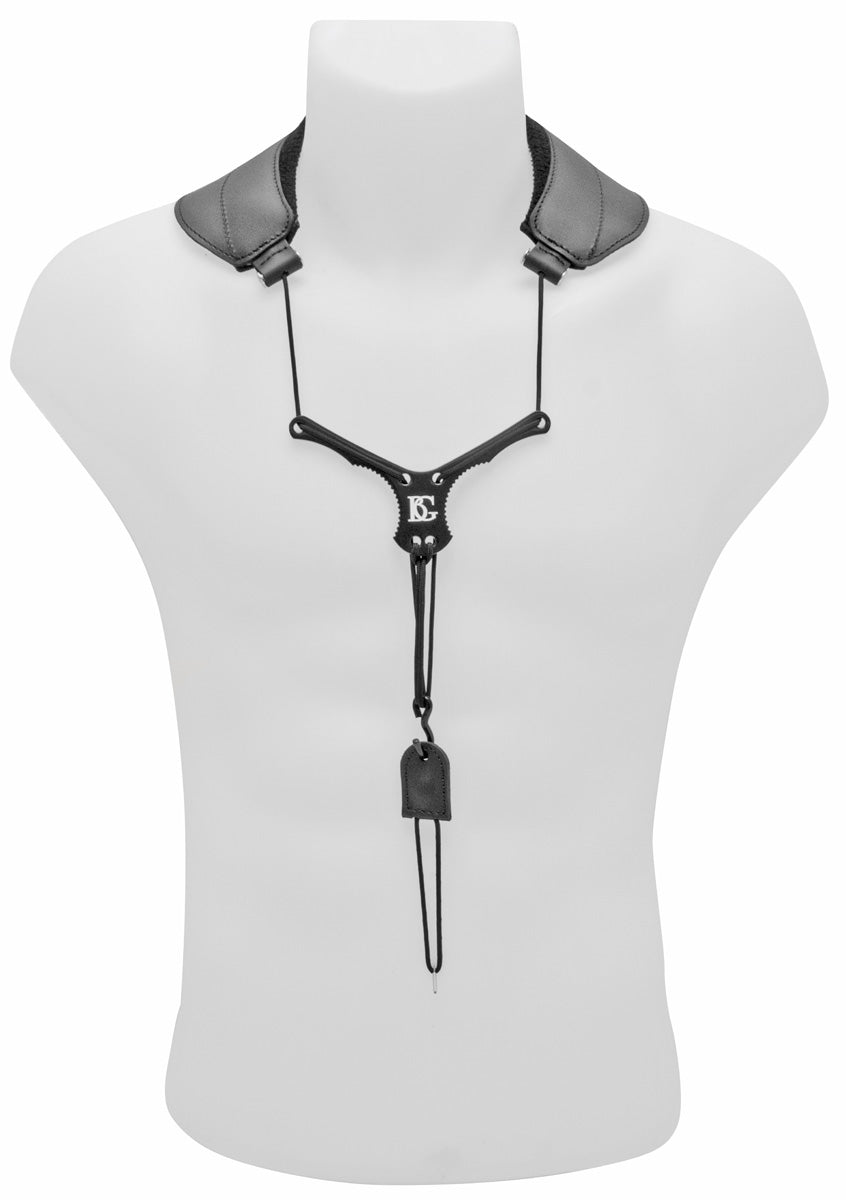 BG Bassoon "ZEN" Yoke Neck Strap w/ Metal Extender, Cotton Padding, Metal Hook + Loop Attachment