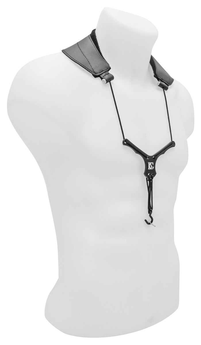 BG Bassoon "ZEN" Yoke Neck Strap w/ Metal Extender, Cotton Padding, Metal Hook + Loop Attachment