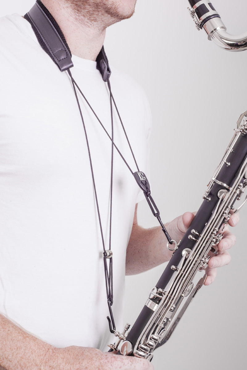 BG Bass Clarinet Leather Neck Strap