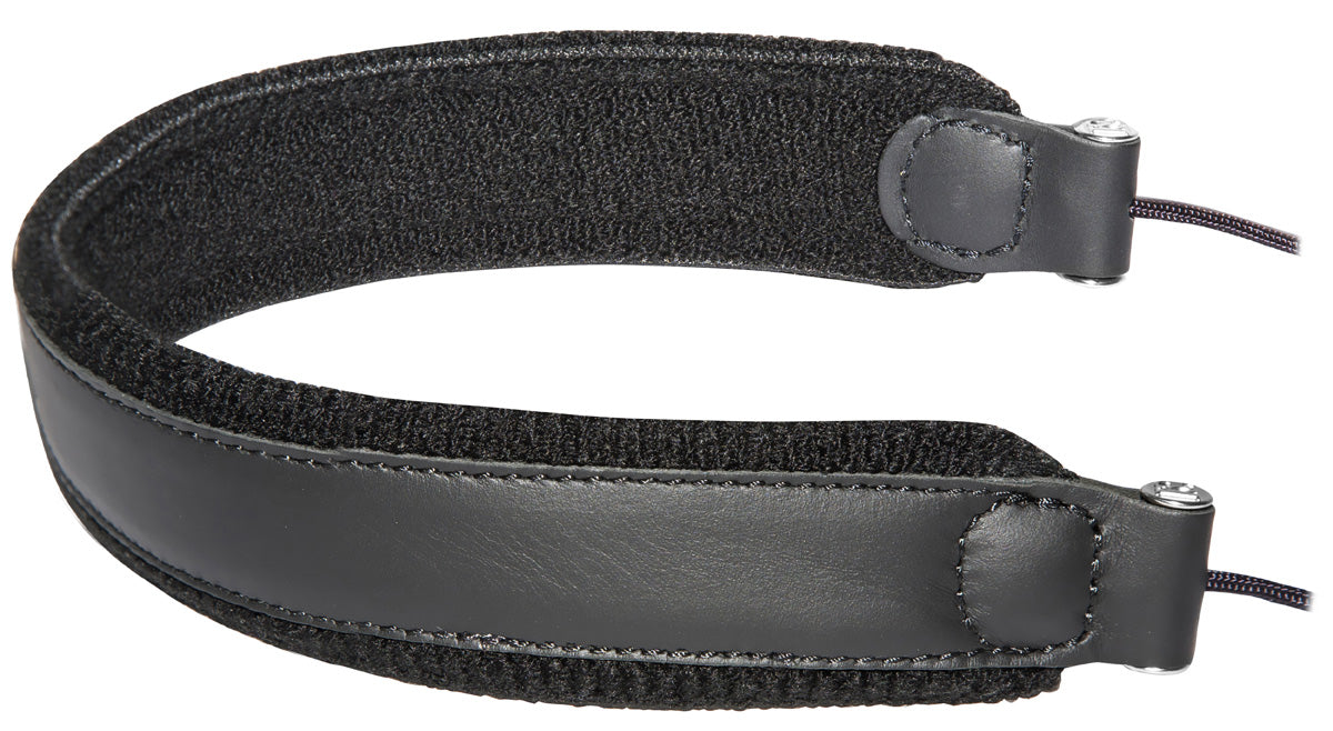 BG Bass Clarinet "ZEN" Leather Neck Strap w/ Metal Extender, Cotton Padding, Metal Snap Hook