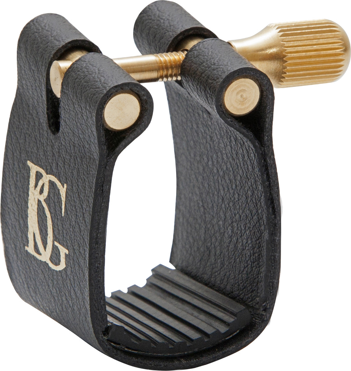 BG Ligature &amp; Cap Alto Sax, Standard, Rubber Support