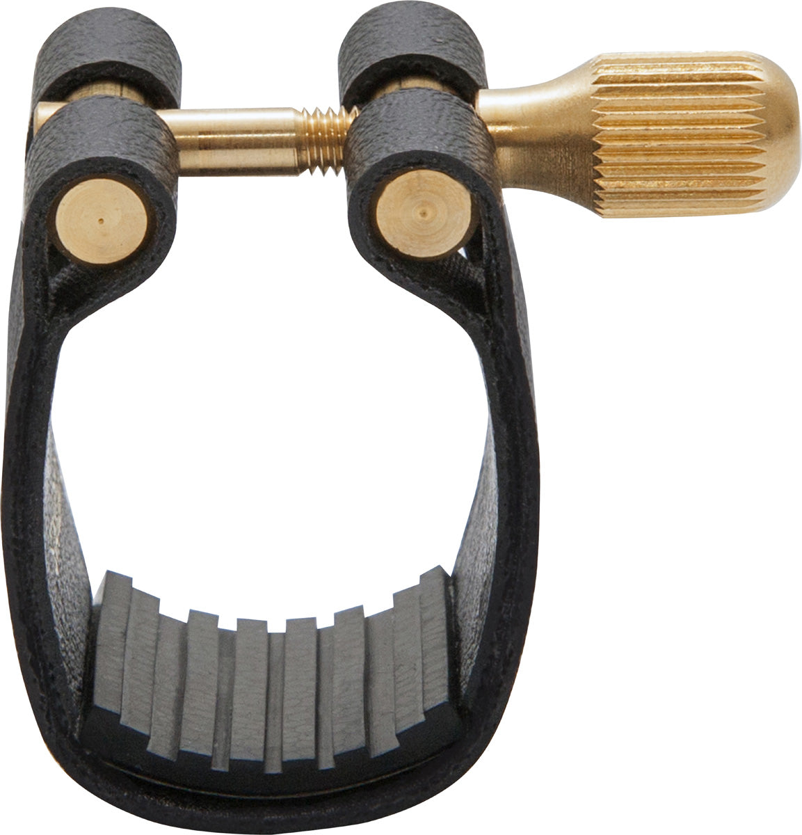 BG Ligature & Cap Alto Sax, Standard, Rubber Support