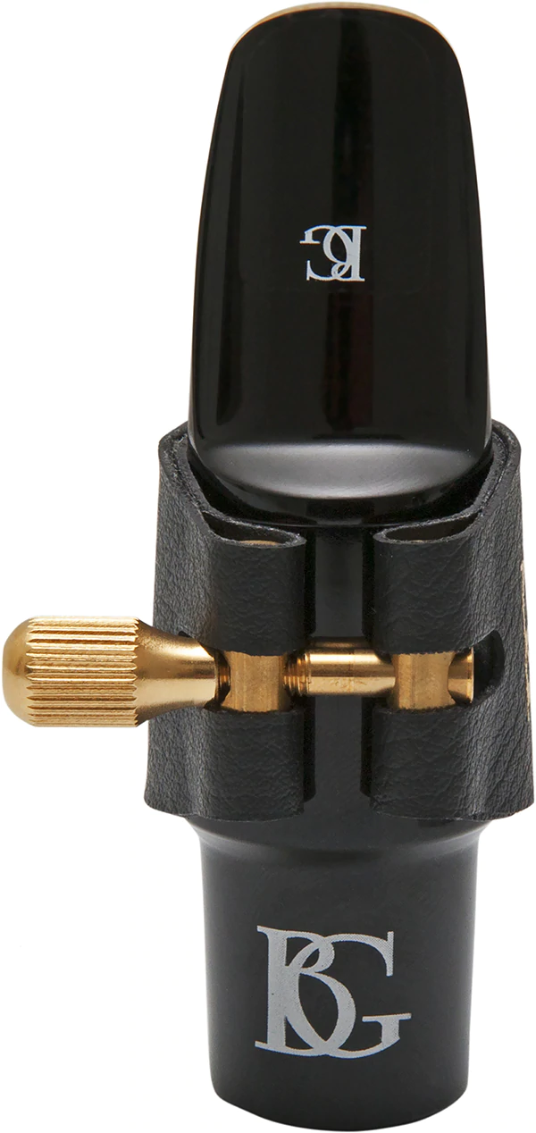 BG Ligature & Cap Baritone Sax, Standard, Rubber Support