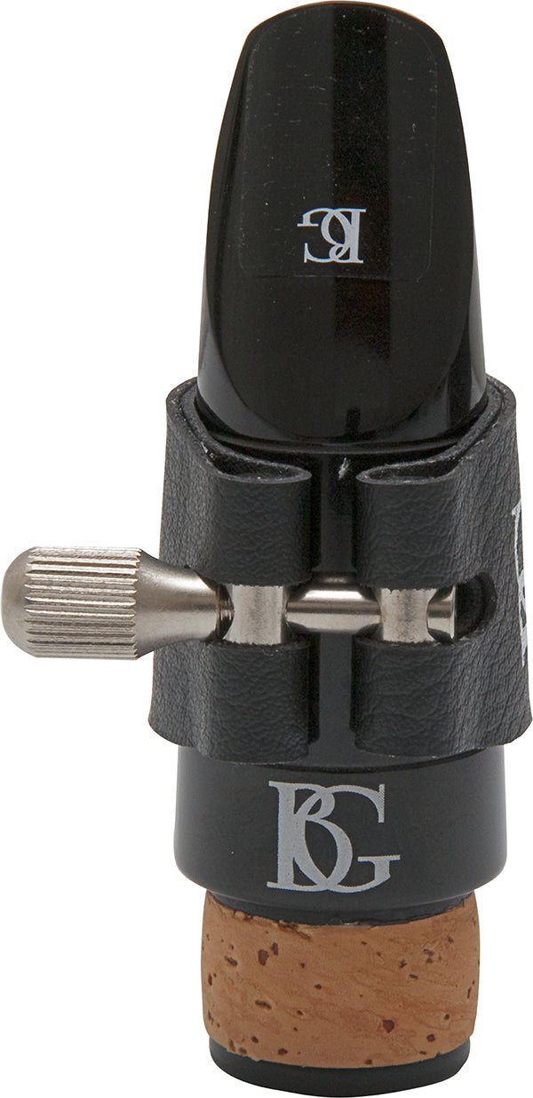 BG Ligature & Cap Bb German Clarinet, Super Revelation, Gold Plated Support, Green Sling