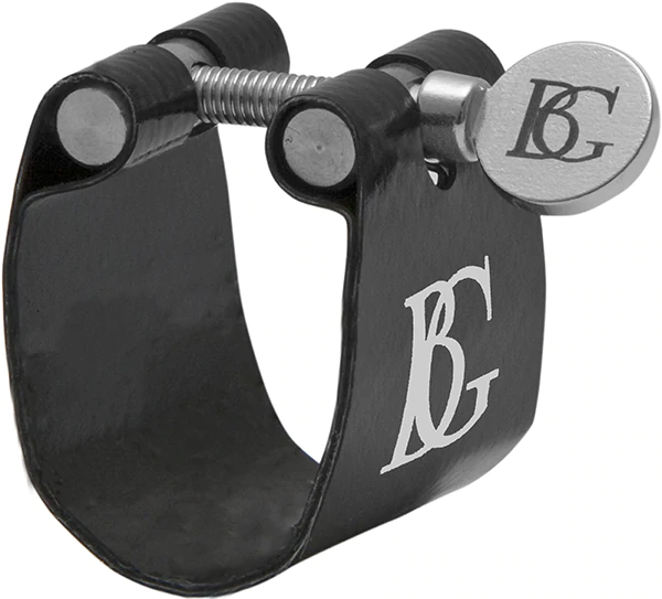 BG Ligature & Cap Bb German Clarinet, Flex Fabric Lig, Black