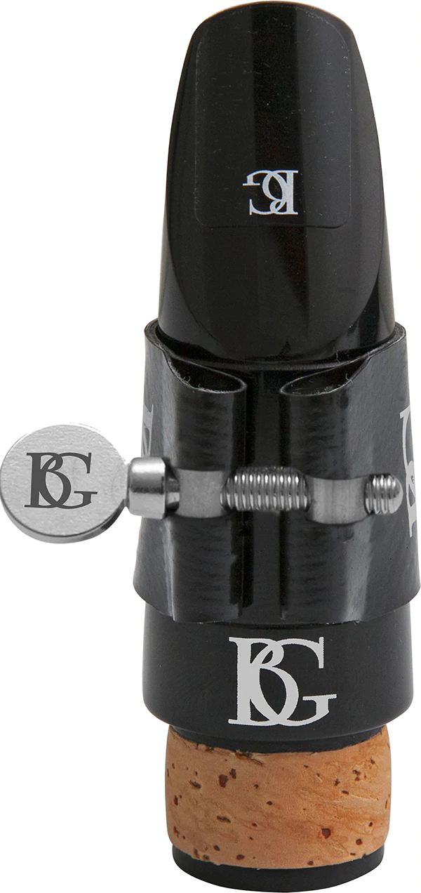 BG Ligature & Cap Bb German Clarinet, Flex Fabric Lig, Black