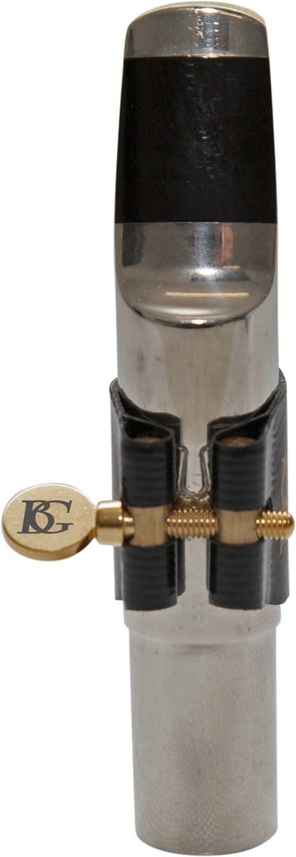 BG Ligature & Cap Tenor Metal MP, Flex Jazz Fabric Lig