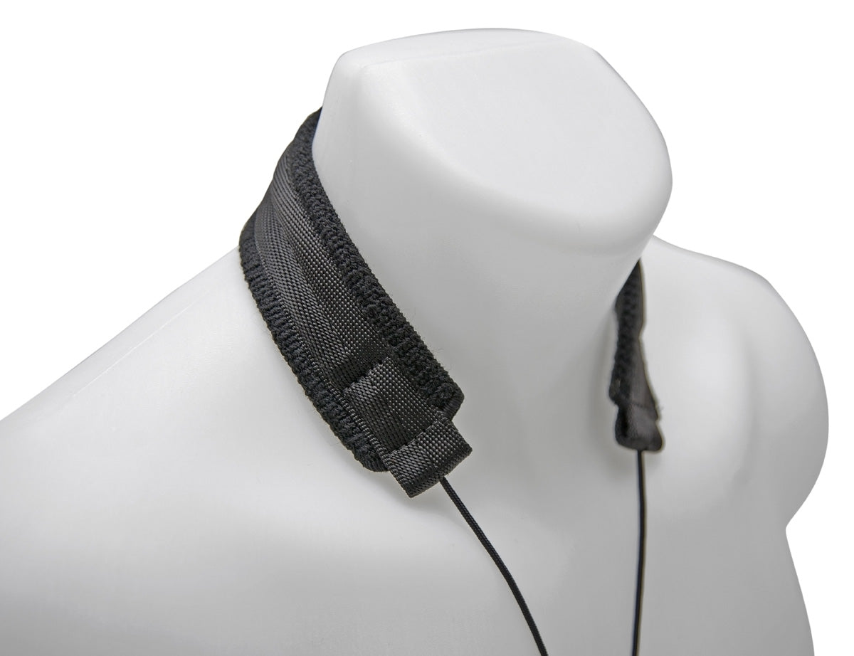 BG Oboe Nylon Neck Strap, Elastic Sling, 2 LP Connectors