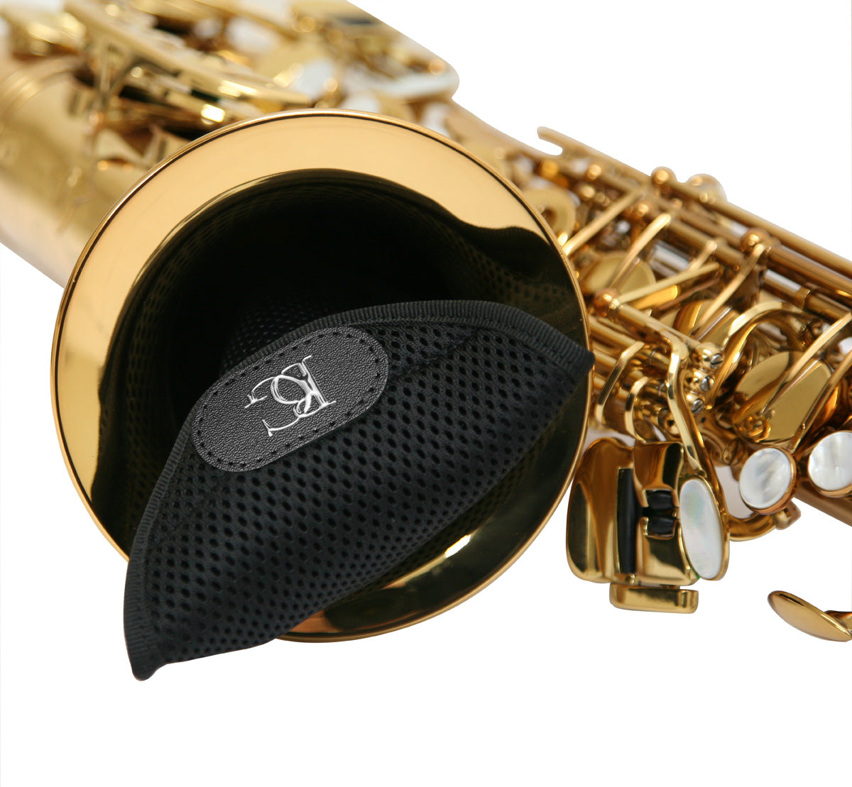 BG Alto Sax + Baritone Sax Neck Pouch, Mesh Material