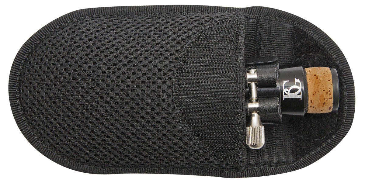 BG Bb & Eb Clarinet + Alto & Soprano Sax + Cornet + Flugelhorn + Trumpet Mouthpiece Pouch, Regular Size, Mesh Material