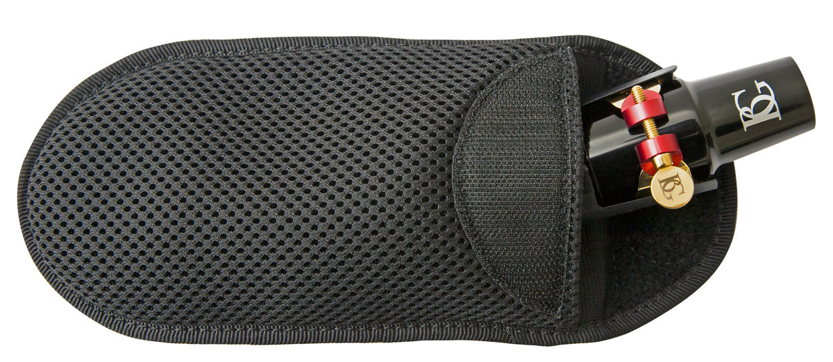 BG Tenor & Baritone Sax + Bass Clarinet + Tuba Mouthpiece Pouch, Large Size, Mesh Material