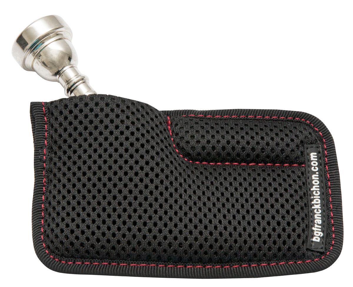 BG Trumpet + Cornet + Flugelhorn Mouthpiece Pouch, Pocket Size, Mesh material