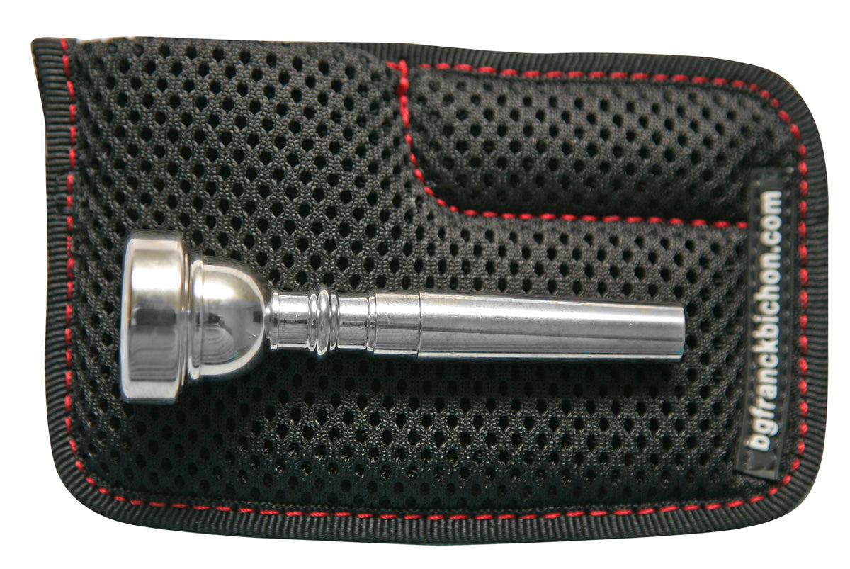 BG Trumpet + Cornet + Flugelhorn Mouthpiece Pouch, Pocket Size, Mesh material