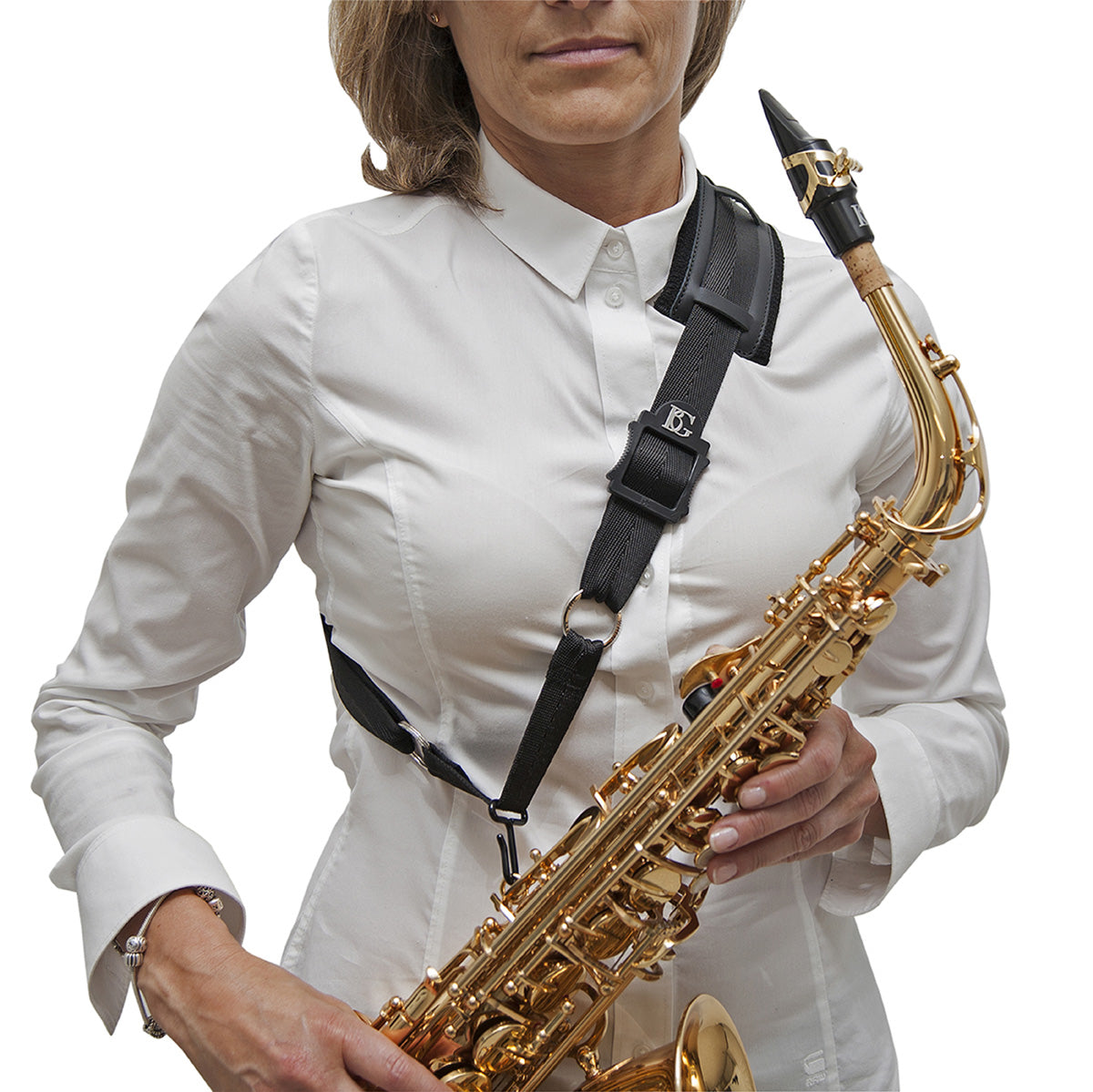 BG Sax A + T + B: Shoulder Strap, Metal Hook