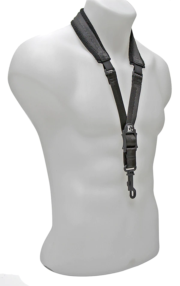 BG Sax A + T: Comfort Strap, Elastic Sling, Snap Hook