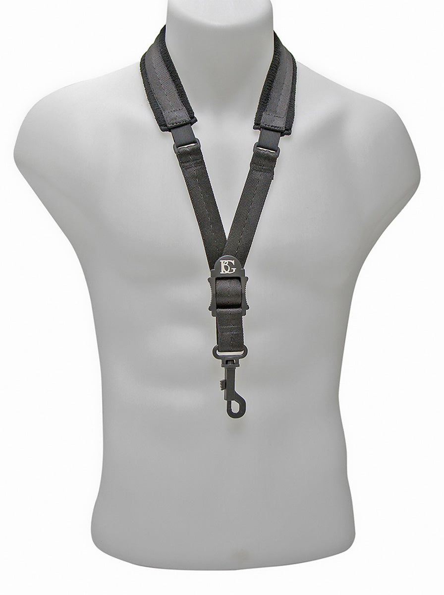 BG Sax A + T: Comfort Strap, Elastic Sling, Snap Hook