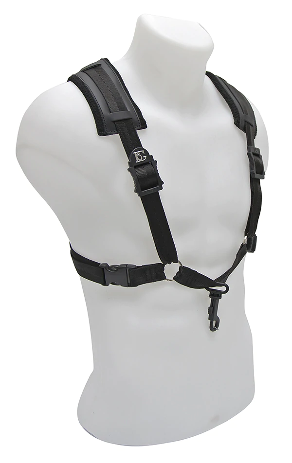 BG Sax A + T: Comfort Harness Small, Extra Cotton Padding, Snap Hook - Black