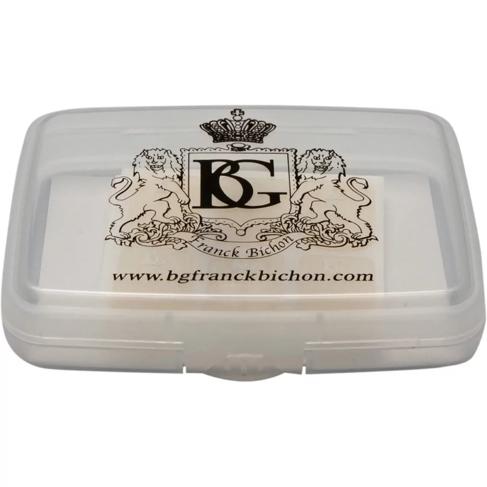 BG Mouthpiece Cushion Sax + Clar, Clear, 0.2 mm, 1 Box = 48 pcs in bulk