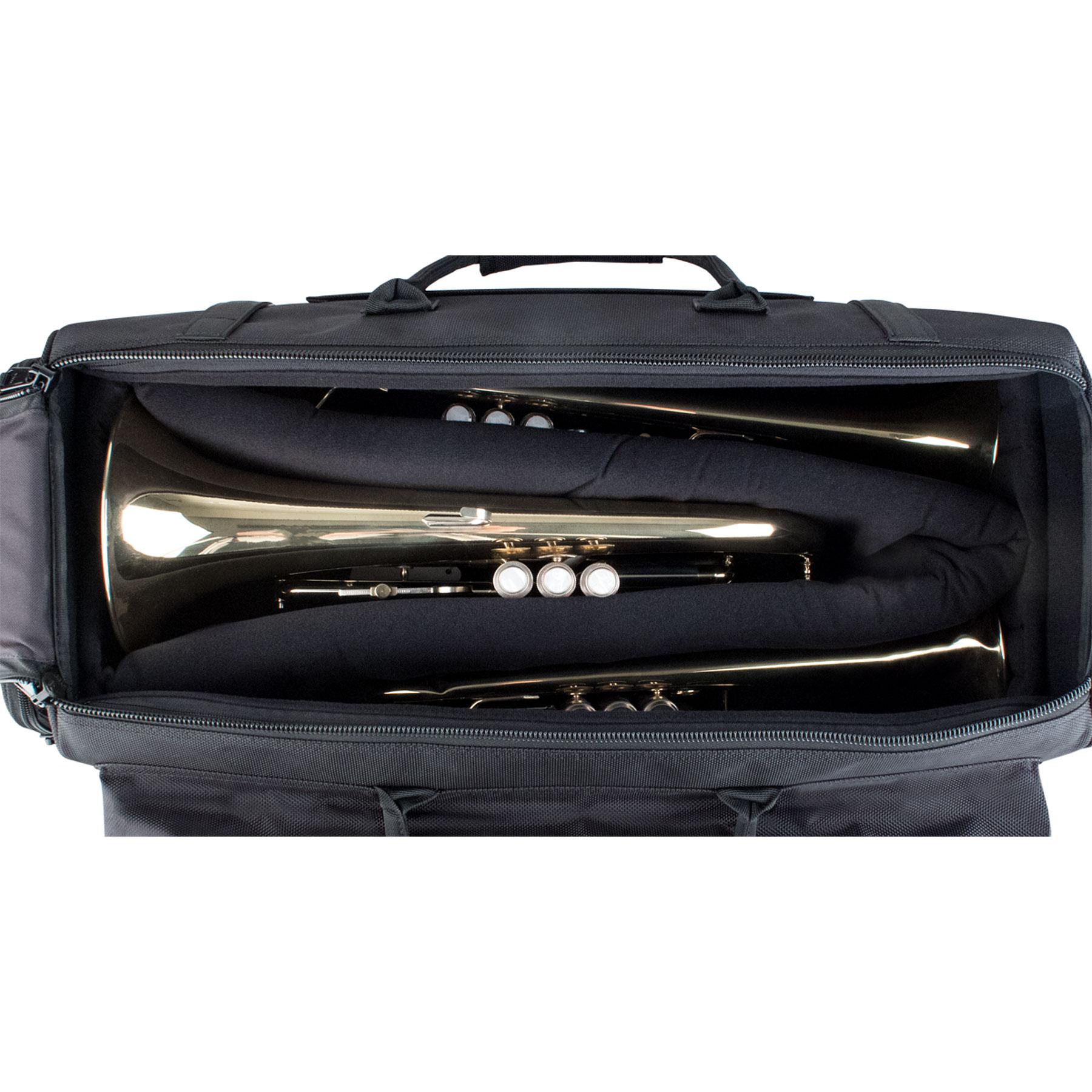 PROTEC Triple Horn Gig Bag w/ Removable Mute Bag - Gold Series