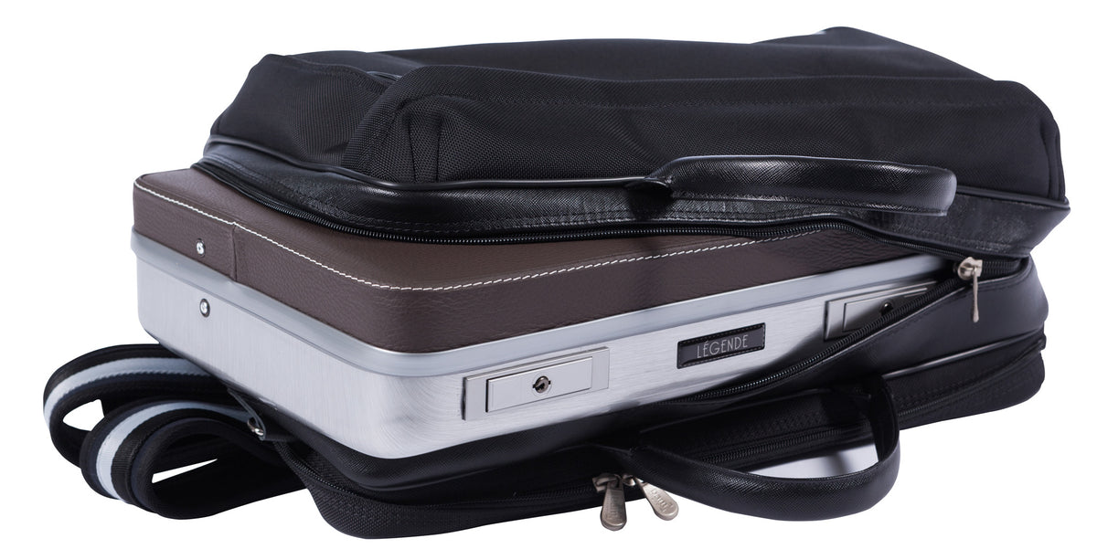 BAM SIGNATURE Weekender Briefcase for 2 Clarinets Hightech Hardshell Case