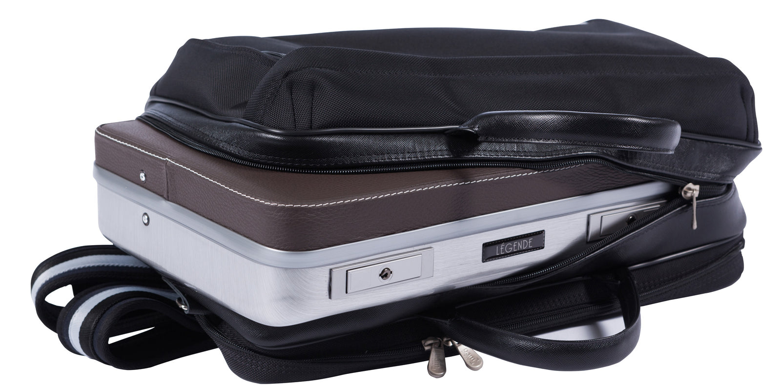 BAM SIGNATURE Weekender Briefcase for 2 Clarinets Hightech Hardshell Case