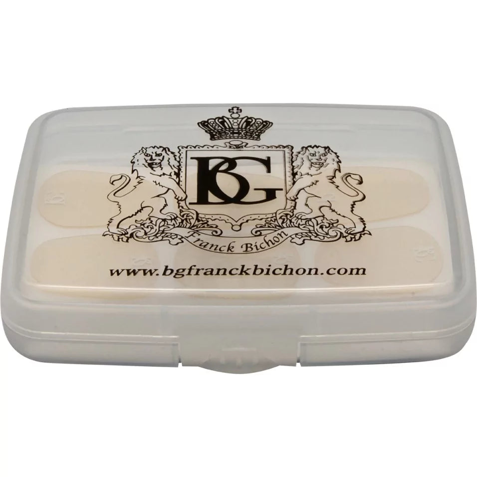 BG Mouthpiece Cushion Sax + Clar, Clear, 0.2 mm, 1 Box = 48 pcs in bulk