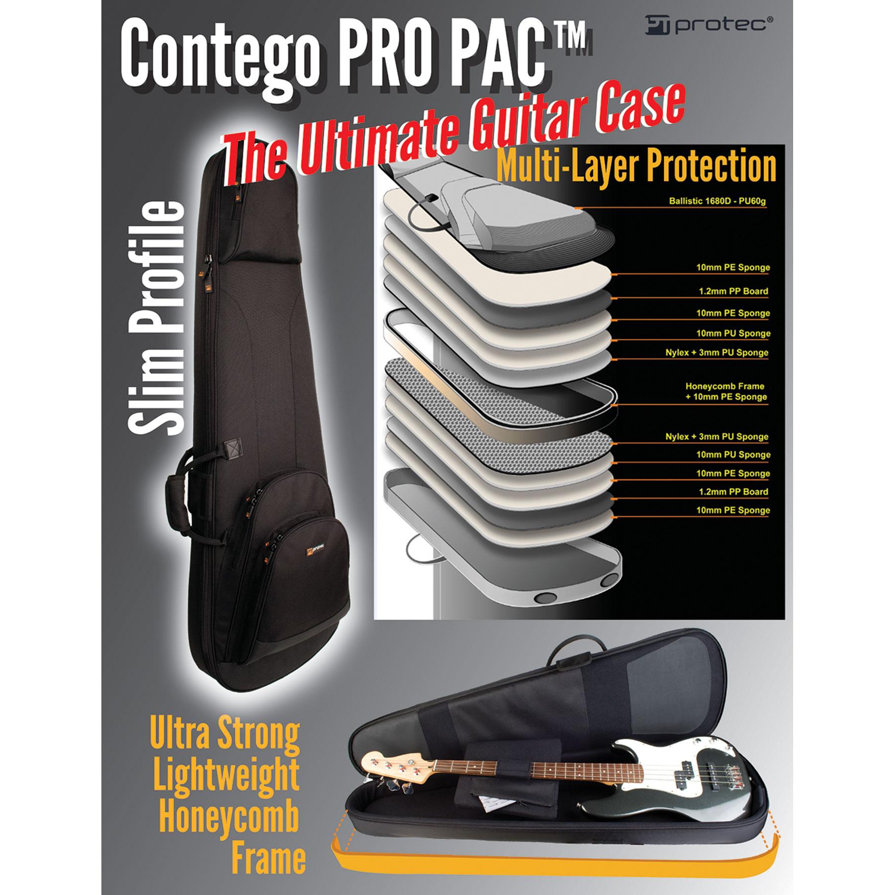 PROTEC Bass Guitar Contego Pro Pac Case