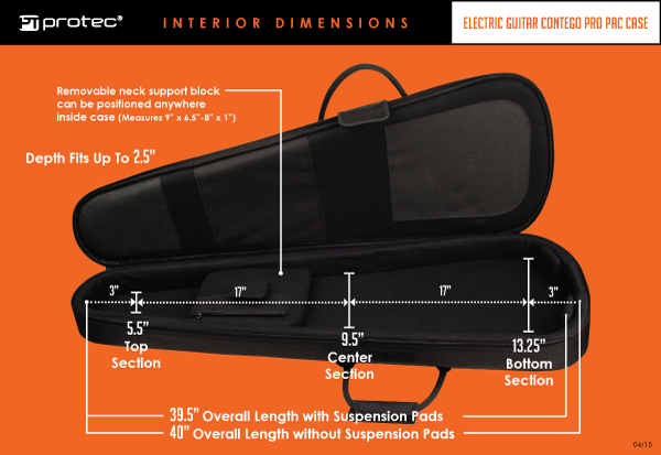 PROTEC Electric Guitar Contego Pro Pac Case