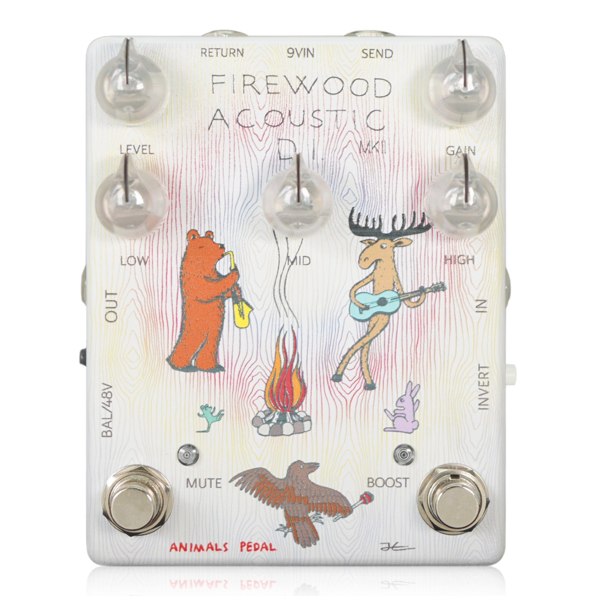 animal pedals ANIMALS PEDAL Firewood Acoustic D.I. MKII