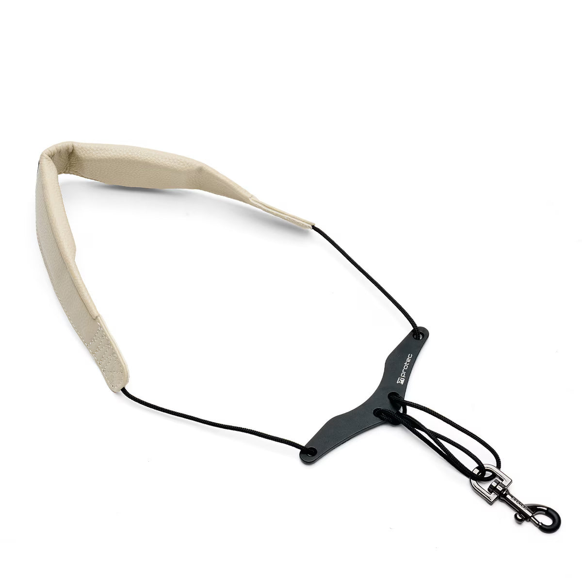 PROTEC Leatherette Saxophone Neck Strap w/ Comfort Bar & Metal Snap