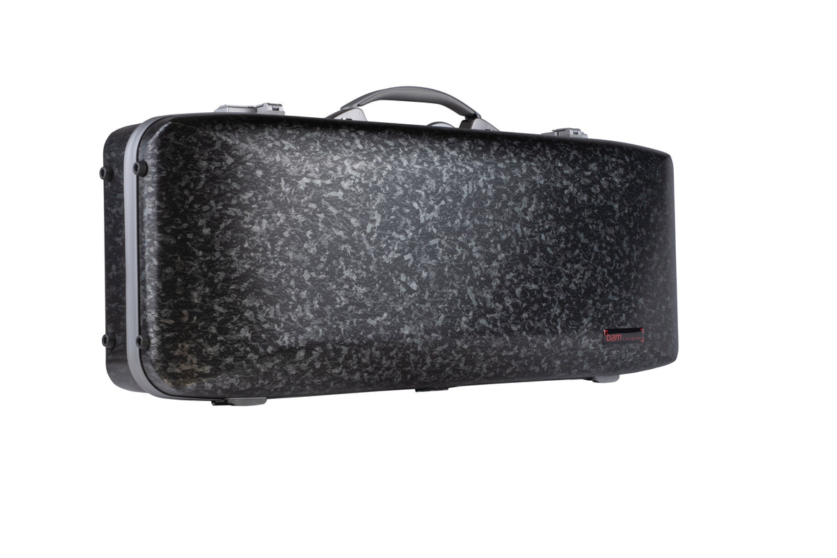 BAM ROCKS Hightech Oblong Viola Case with Back Pocket
