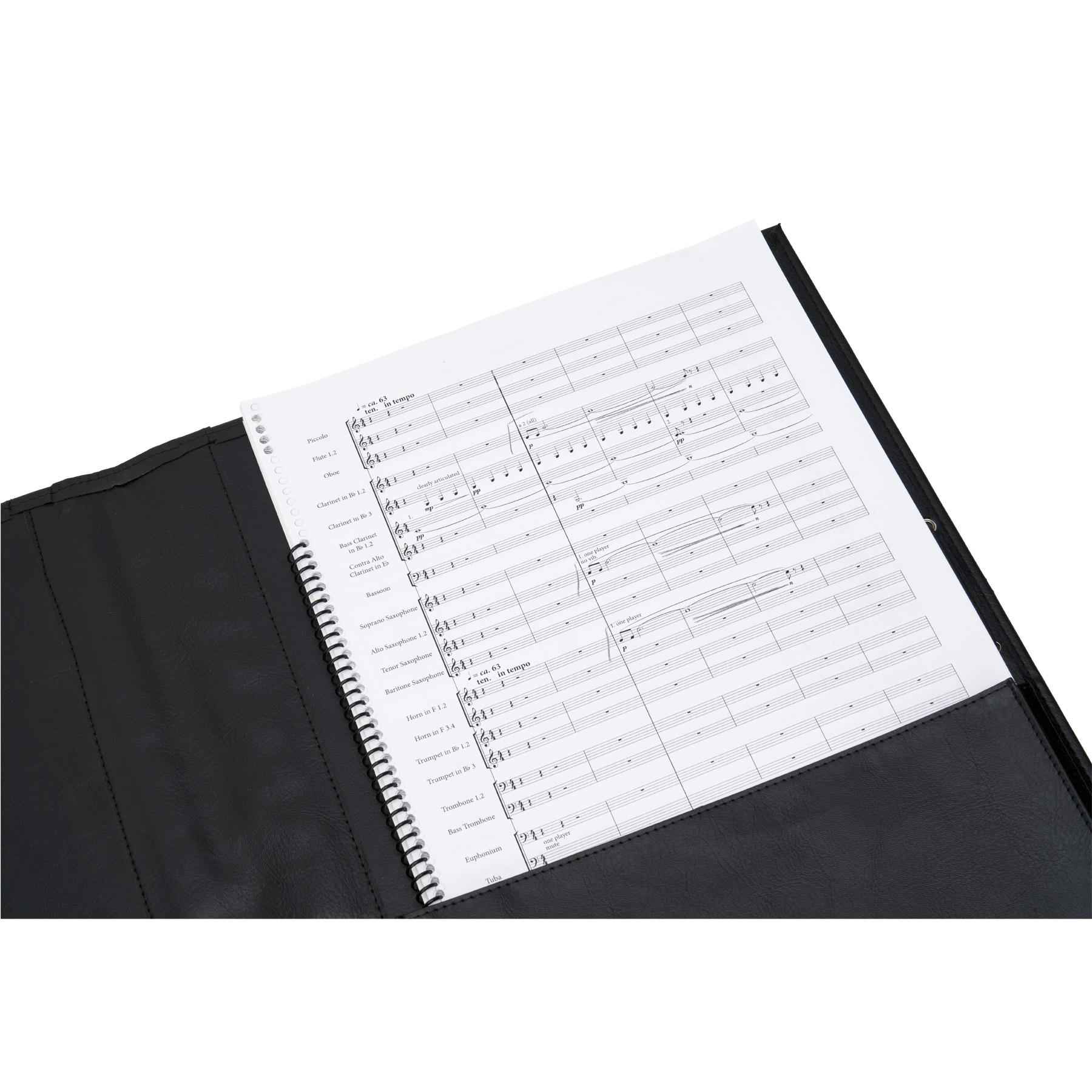 PROTEC Music Folder with Elastic Band Enclosure - Full Orchestra