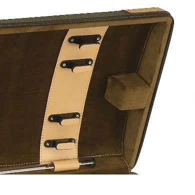 GL Violin Denim & Leather Pentagon - Beige Leather Trim