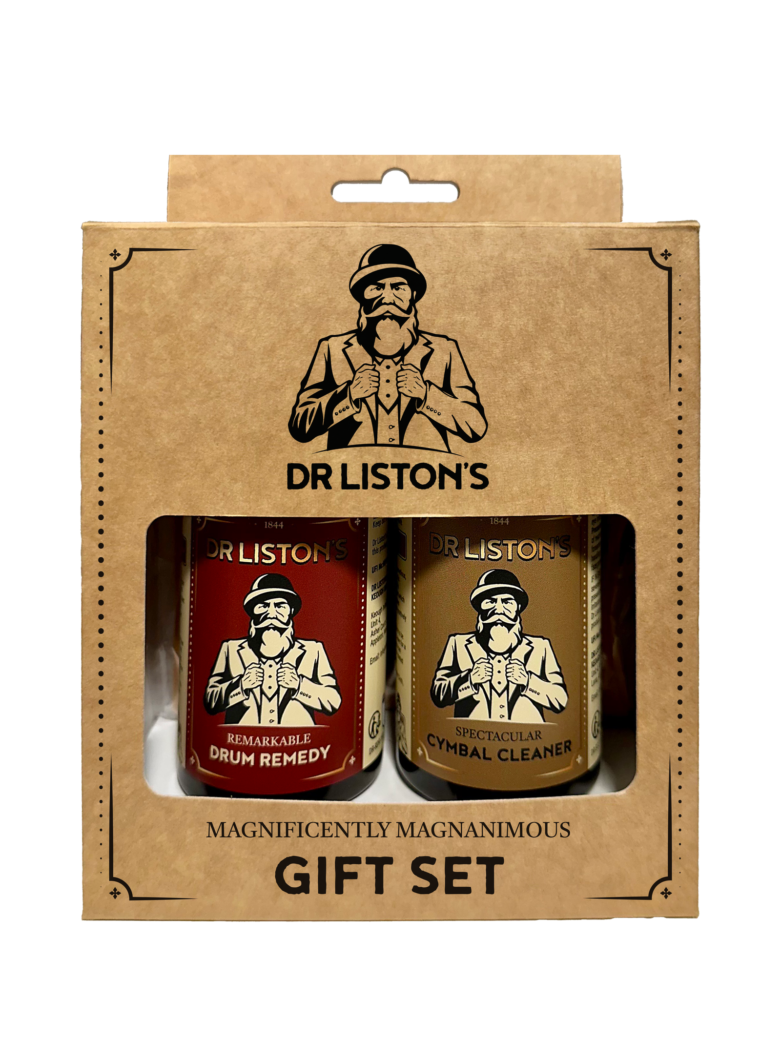 DR LISTON'S Gift Set / Drum Remedy, Cymbal Cleaner & Cloth