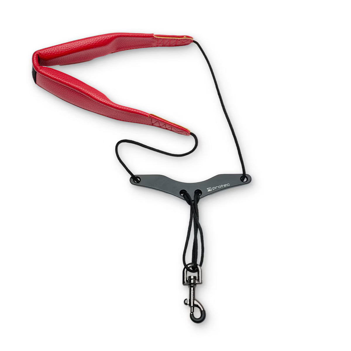PROTEC Leatherette Saxophone Neck Strap w/ Comfort Bar & Metal Snap