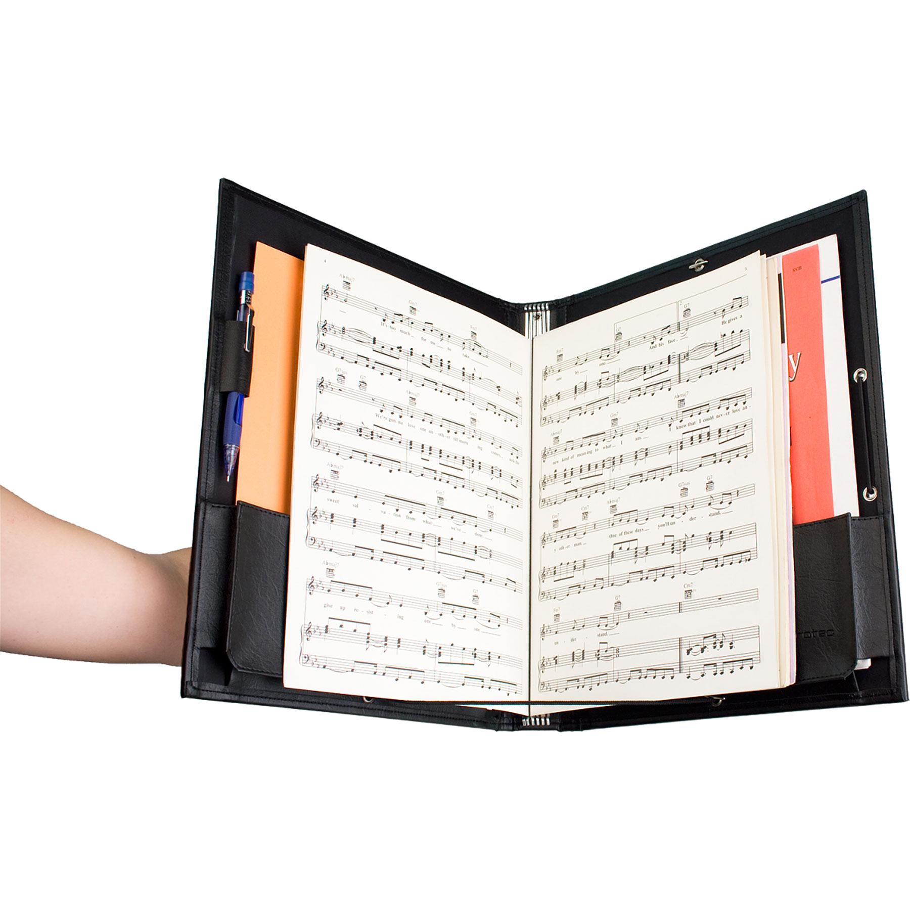 PROTEC Elastic Banded Music Folder w/ Retaining String