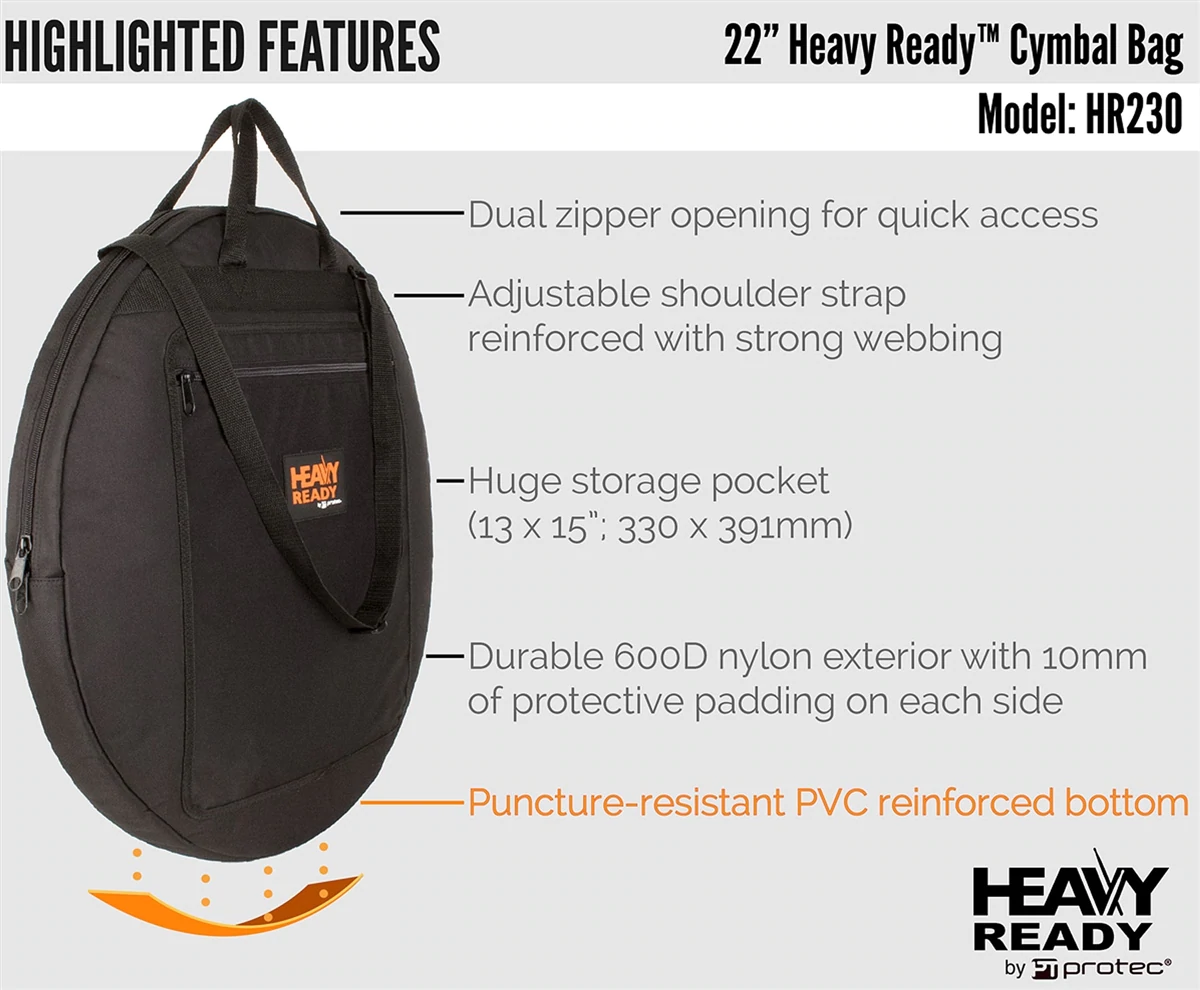 PROTEC Heavy Ready 22" Cymbal Bag