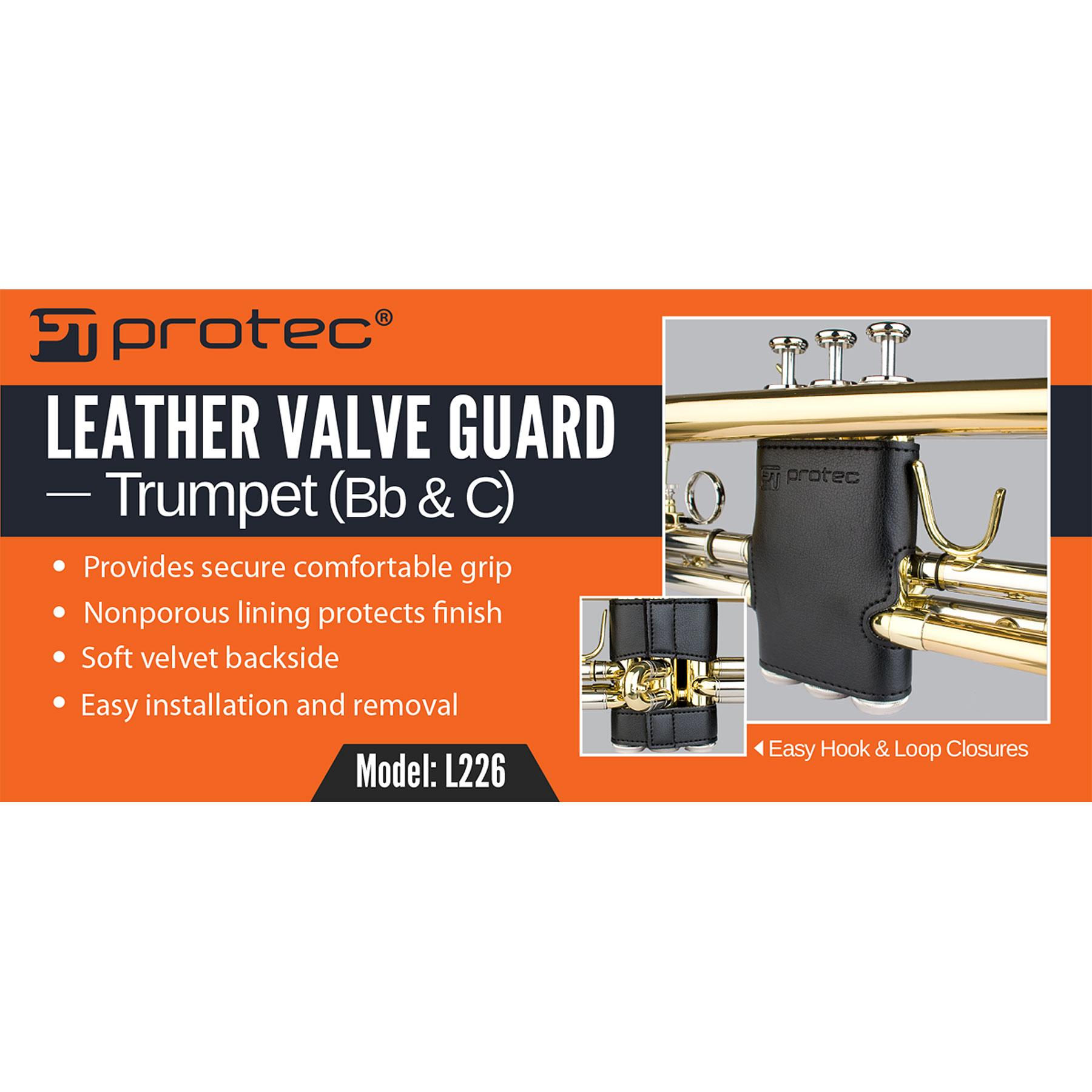 PROTEC Trumpet Leather Valve Guard