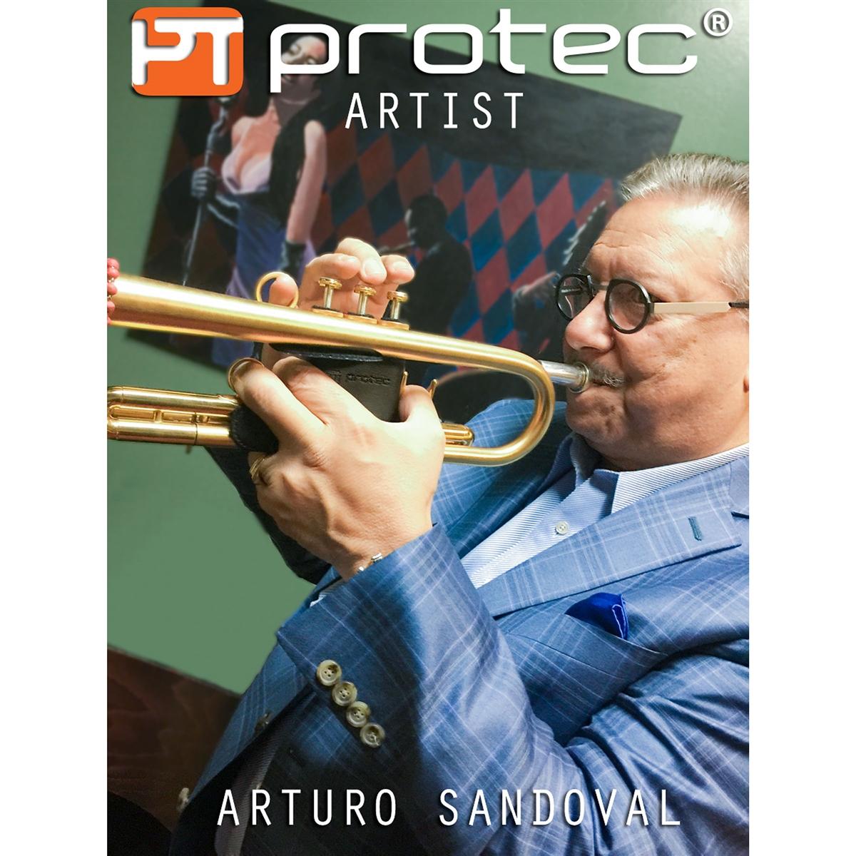 PROTEC Trumpet 6-Point Leather Valve Guard