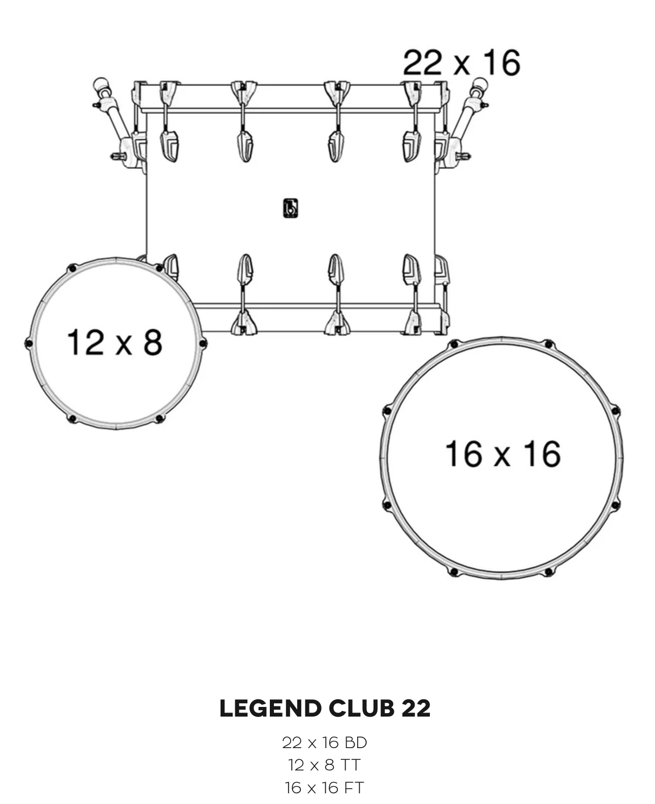 BDC LEGEND 22' Club Kit - Berkley Burst (Tobacco Tamo)