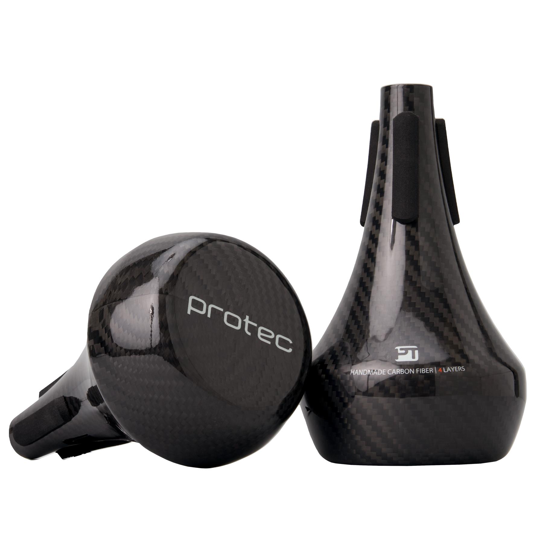 PROTEC Trumpet Mute Straight, Carbon Fibre