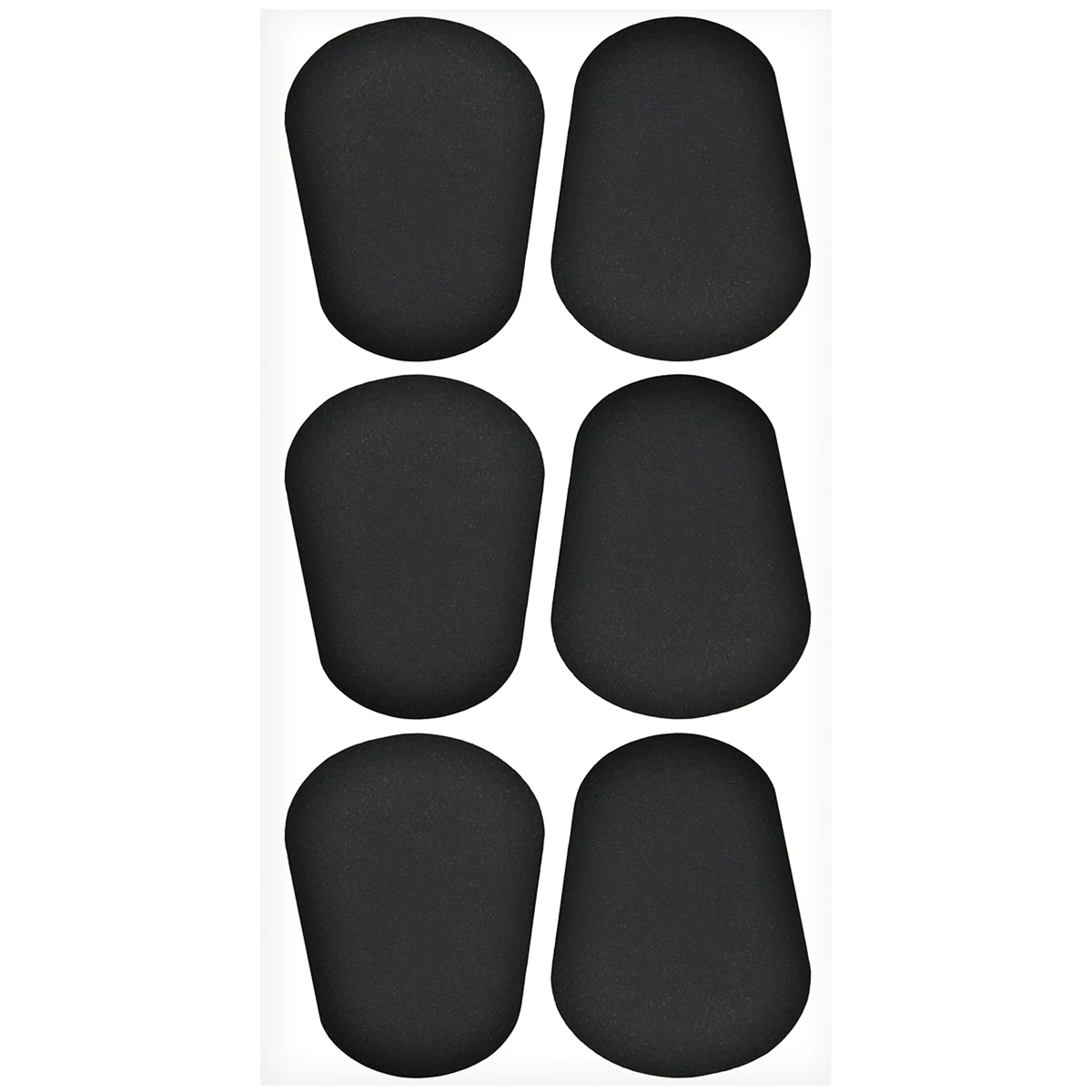 PROTEC Mouthpiece Cushion, 0.8mm, 6pc, Black