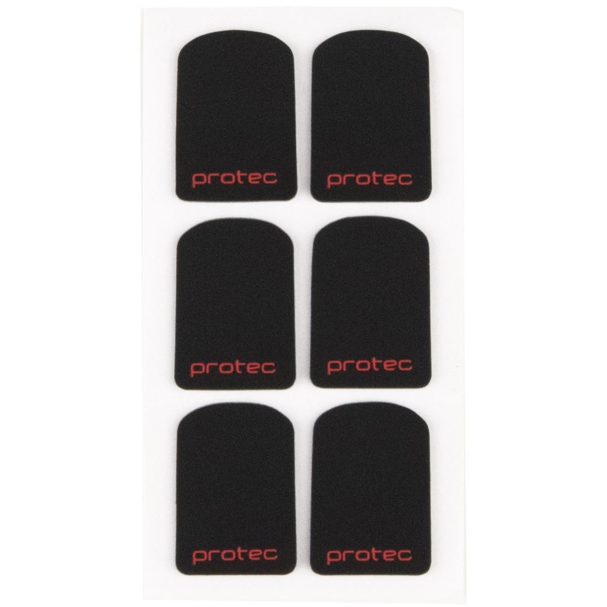 PROTEC Mouthpiece Cushion, 0.8mm, 6pc, Black