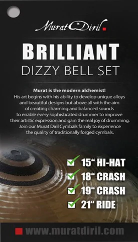 MURAT DIRIL BRILLIANT Dizzy Bell Set