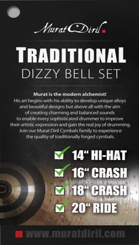 MURAT DIRIL TRADITIONAL Dizzy Bell Set