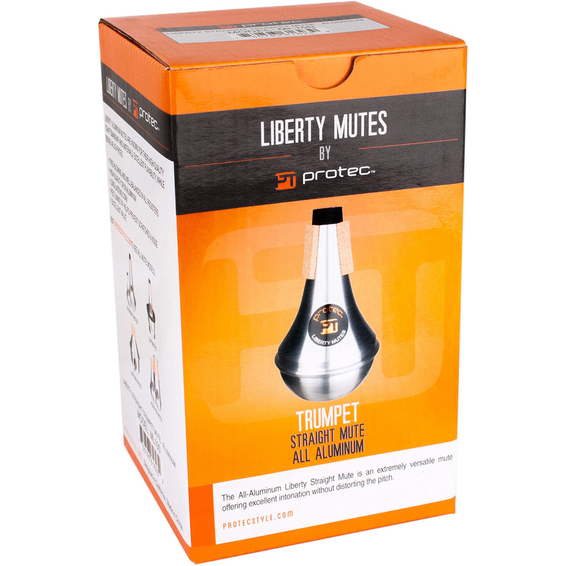 PROTEC Liberty Straight Trumpet Mute - Aluminium