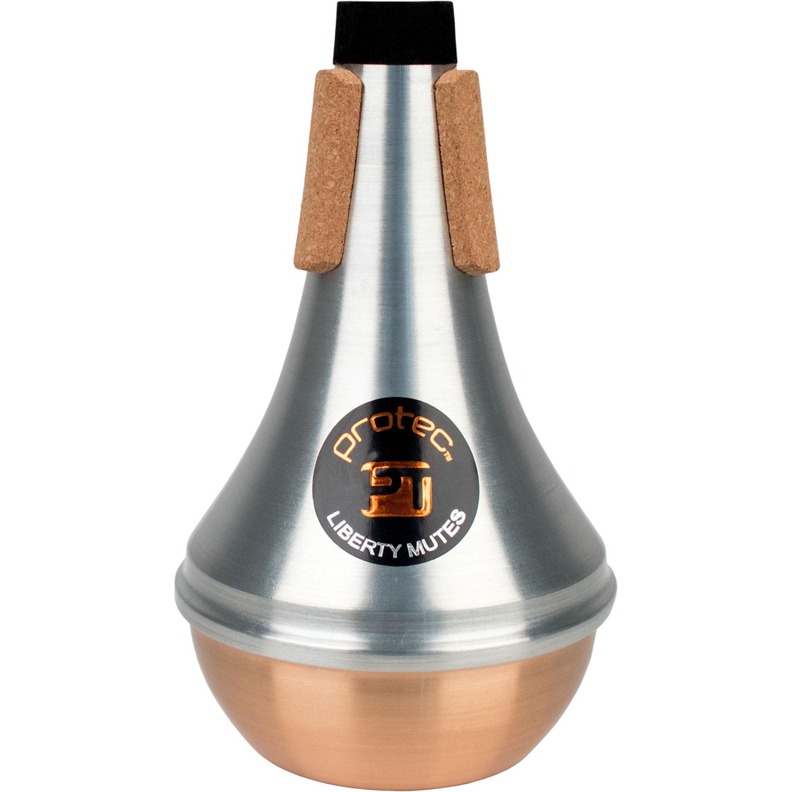 PROTEC Liberty Trumpet Straight Aluminium Mute - Copper End