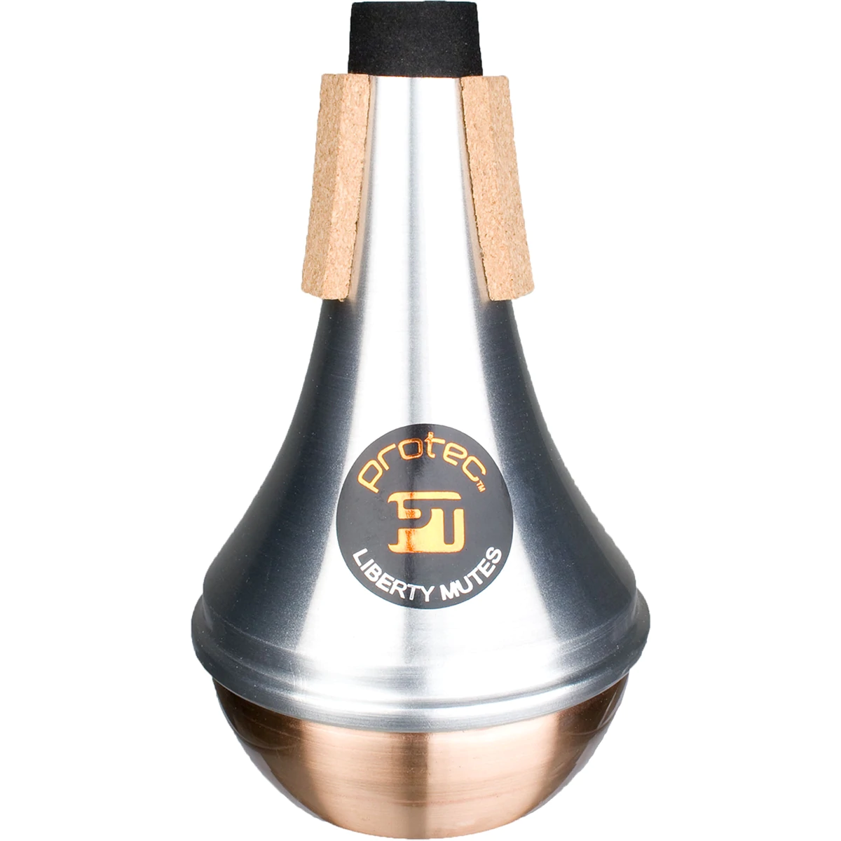 PROTEC Liberty Trumpet Straight Aluminium Mute - Copper End